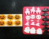 ハロウィン仕様☆リース型おにぎり作り方1写真