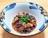 コンビニの甘栗と鶏もも肉でピリ辛炒め作り方8写真