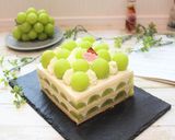 シャインマスカットのスクエアケーキ作り方16写真