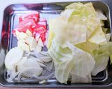 豚肉とキャベツのニンニク味噌炒め作り方1写真