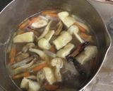 作りかけの味噌汁　ラクして豚汁にワープ！作り方25写真