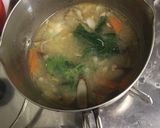 作りかけの味噌汁　ラクして豚汁にワープ！作り方37写真