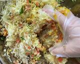 粉無し！野菜たっぷりお好み焼き作り方5写真