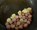 ソーセージとキャベツのペペロンペンネ作り方6写真