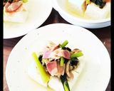 ヘルシーなバターぽん酢炒め♪豆腐に乗せて作り方9写真
