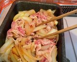 ご飯に乗っけて！汁だくバター生姜焼き作り方4写真
