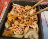 ご飯に乗っけて！汁だくバター生姜焼き作り方5写真