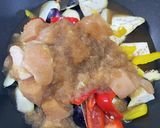 鳥と彩野菜の梨みぞれ作り方3写真