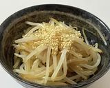 もやし、醤油とごま油だけ作り方23写真