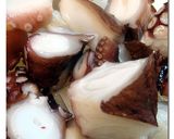 タコ ♪ トマト＆ガーリック ♪ 炒め作り方1写真