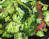 牛肉とブロッコリーのピリ辛しょうゆ炒め作り方2写真