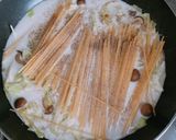 フライパン1つで作るキムチクリームパスタ作り方3写真