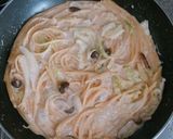 フライパン1つで作るキムチクリームパスタ作り方5写真