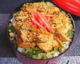 たっぷり舞茸のピリ辛おろしぽん酢チキン作り方4写真