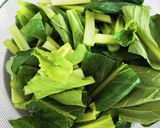 鶏と小松菜の塩炒め作り方2写真