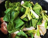 鶏と小松菜の塩炒め作り方4写真