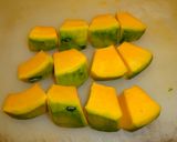 レンジでかぼちゃ煮物作り方1写真
