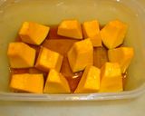 レンジでかぼちゃ煮物作り方2写真