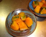 レンジでかぼちゃ煮物作り方4写真