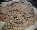 レバーフライ&チキンカツのソース丼!作り方3写真