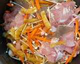 無添加焼肉の生だれで鶏肉炊き込みご飯作り方6写真