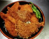 レバーフライ&チキンカツのソース丼!作り方6写真