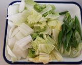 豚こまde節約!豚こますき焼き風作り方1写真