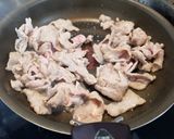 豚こまde節約!豚こますき焼き風作り方2写真