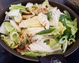 豚こまde節約!豚こますき焼き風作り方3写真