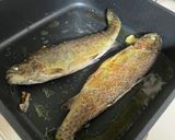 釣り堀で釣ったニジマス☆バター醤油ソテー作り方3写真
