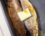 釣り堀で釣ったニジマス☆バター醤油ソテー作り方4写真