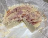 レンジでチーズケーキ（イチゴソース）作り方11写真