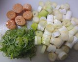 干貝柱と白ネギの炊き込みご飯作り方3写真