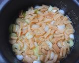 干貝柱と白ネギの炊き込みご飯作り方4写真
