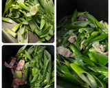 常備おかず☆豚肉とネギのぬた風炒め煮作り方2写真