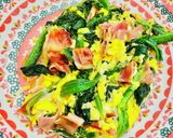 早!ほうれん草ベーコンのオープンオムレツ作り方15写真
