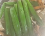 手羽元とおネギの中華スープ作り方1写真