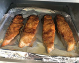 簡単！鮭のごまみそ焼き作り方4写真