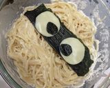 タラコパスタミイラ作り方3写真