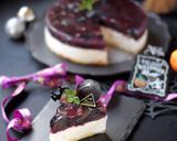 葡萄のレアチーズケーキ*ハロウィンにも♡作り方43写真