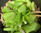 豚こま肉と青梗菜のオイスターソース炒め☆作り方4写真