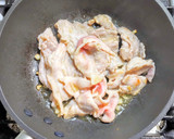 豚こま肉とナメコとシメジの塩昆布炒め作り方3写真