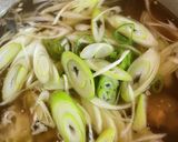 手羽元とおネギの中華スープ作り方13写真