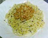 簡単＆ヘルシー☆ゆかりと納豆の和風パスタ作り方4写真