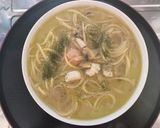 レモンのシーフードスープパスタ作り方5写真