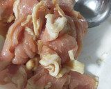 れんこんと、豚肉のオイスター炒め作り方1写真