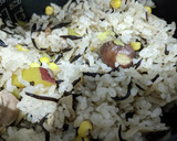 簡単！秋の味覚もりもり炊き込みご飯作り方4写真