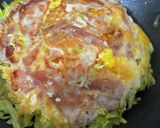 粉なし！キャベツたっぷり！チーズ入り豚玉作り方4写真