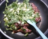 ご飯のお供！小松菜の中華そぼろ作り方3写真