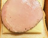 簡単乗っけるだけハムチーズトースト作り方3写真